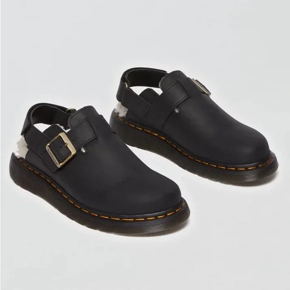 Dr. Martens Leather Jorge Black Classic Calf Men:Size 11 Women: 10NEW IN BOX